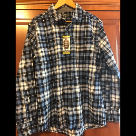 Eddie Bauer Other - Eddie Bauer Navy Flannel NWT Size Medium